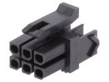 Connector wire-board, 6 contacts, plug, 3mm, 172952-0601