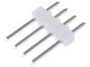 Connector pin header type, 4 contacts, pin strips, straight, 2.5mm, 51582