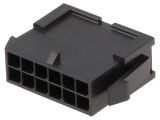 Съединител проводник-проводник, 12 контакта, щепсел, 3mm, 43020-1200