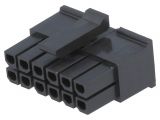 Съединител проводник-платка, 12 контакта, щепсел, 3mm, 43025-1200