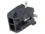 Connector wire-board, 2 contacts, socket, vertical, 3mm, 43045-0218