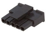Connector wire-board, 5 contacts, plug, 3mm, 43645-0500