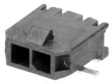 Съединител проводник-платка, 2 контакта, гнездо, 3mm, 43650-0212