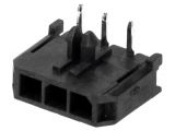 Connector wire-board, 3 contacts, socket, 90°, 3mm, 43650-0300