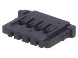 Съединител проводник-платка, 4 контакта, щепсел, 1.5mm, 504051-0401
