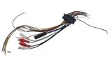 Car socket, for car radio receiver, universal, 4xRCA, F antenna socket
