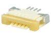 Connector FFC(FPC), 4 contacts, socket, horizontal, 52207-0433