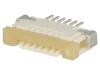 Connector FFC(FPC), 6 contacts, socket, horizontal, 52207-0633