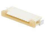 Connector FFC(FPC), 10 contacts, socket, horizontal, 52207-1033