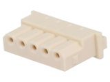 Connector wire-board, 5 contacts, plug, 2.5mm, 50-37-5053