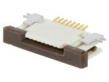 Connector FFC(FPC), 8 contacts, socket, horizontal, 52746-0871