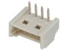 Connector wire-board, 4 contacts, socket, 90°, 1.25mm, 53048-0410