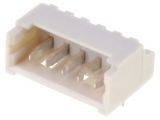 Connector wire-board, 5 contacts, socket, 90°, 1.25mm, 53048-0510