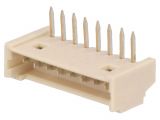 Connector wire-board, 8 contacts, socket, 90°, 1.25mm, 53048-0810