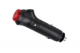 Car cigarette lighter plug, 12VDC, with illuminated button, WTY0149