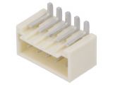 Connector wire-board, 5 contacts, socket, vertical, 1.5mm, 87437-0543