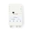 Antenna CATV amplifier, 2 outputs, 25 dB, white, SAMP42222WT, NEDIS