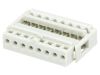 Connector IDC, 8 contacts, plug, 2.5mm, N1608