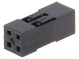 Connector pin header type, 4 contacts, plug, 2.5mm, NDR-04