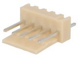 Connector wire-board, 5 contacts, socket, straight, 2.5mm, NS25-W5P