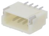 Connector wire-board, 4 contacts, socket, horizontal, 1mm, A1001WR-S-4P