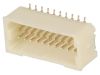 Connector wire-board, 20 contacts, socket, vertical, 1mm, A1001WV-S-2X10P