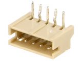 Connector wire-board, 5 contacts, socket, 90°, 1.5mm, A1500WR-5P