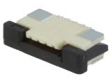 Connector FFC(FPC), 4 contacts, socket, horizontal, PCA-2K-04-HL-3