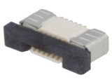 Connector FFC(FPC), 6 contacts, socket, horizontal, PCA-6K-06-HL-3