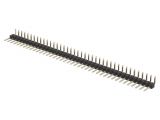 Connector pin header type, 40 contacts, pin strips, 90°, 2.5mm, PH1RB-40-UA