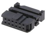 Connector IDC, 12 contacts, plug, 2.5mm, T812112A101CEU