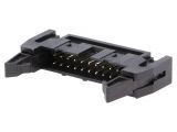 Connector IDC, 20 contacts, socket, straight, 2.5mm, T816120A1S102CEU