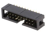 Connector IDC, 20 contacts, socket, vertical, 2.5mm, T821M120A1S100CEUB