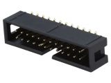 Connector IDC, 24 contacts, socket, vertical, 2.5mm, T821M124A1S100CEU-B