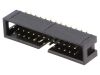 Connector IDC, 26 contacts, socket, vertical, 2.5mm, T821M126A1S100CEUB