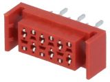 Connector wire-board, 6 contacts, socket, straight, TMM-4-L-06-2