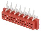 Connector wire-board, 14 contacts, socket, 90°, TMM-5-0-14-2