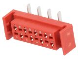 Connector wire-board, 8 contacts, socket, vertical, TMM-6-L-08-2