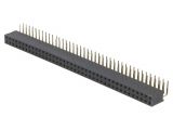 Connector pin header type, 80 contacts, socket, 90°, 2.5mm, DS1024-2*40R0