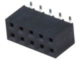 Connector pin header type, 10 contacts, socket, vertical, 2.5mm, ZL264-10DG