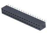 Connector pin header type, 34 contacts, socket, vertical, 2.5mm, ZL264-34DG