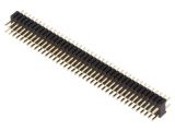 Connector pin header type, 80 contacts, pin strips, straight, 1.25mm, ZL311-2X40P