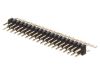 Connector pin header type, 40 contacts, pin strips, horizontal, 2mm, DS1025-07-2*20P8BS1