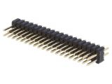 Connector pin header type, 40 contacts, pin strips, straight, 1.25mm, DS1031-06-2*20P8BV-4-1