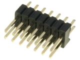 Connector pin header type, 14 contacts, pin strips, straight, 1.25mm, DS1031-06-2*7P8BV41-3A