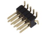 Connector pin header type, 10 contacts, pin strips, vertical, 1.25mm, DS1031-08-2*5P8BS-4-1