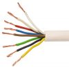 Data control communication cable, 8x0.25mm2, copper, white, LIYY
