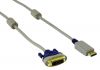 Cable Displayport/m-DVI/m 25 pins, 3m gold plated plugs - 2 - Vikiwat Cable Displayport/m-DVI/m 25 pins, 3m gold plated plugs - 2