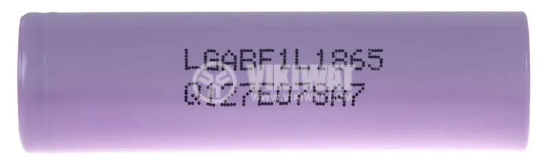 Rechargeable battery 3350mAh 3.6V Li-Ion 18650 vikiwat