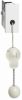 Electric push-button with wire, 2A, 230VAC, built-in, white,Mosaic LEGRAND, 78376